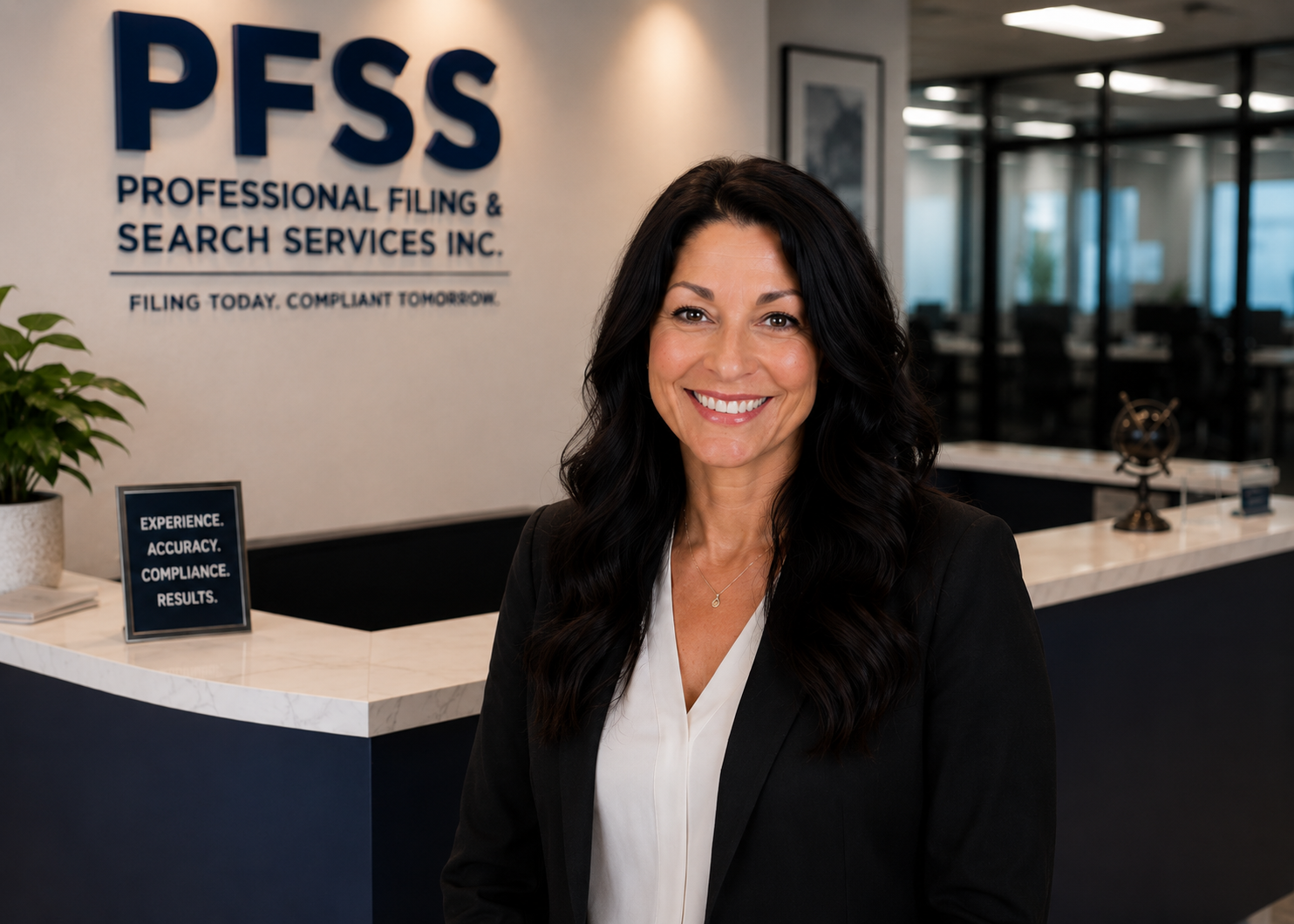 Margaret Collins, CEO and Founder of Professional Filing & Search Services, Inc.