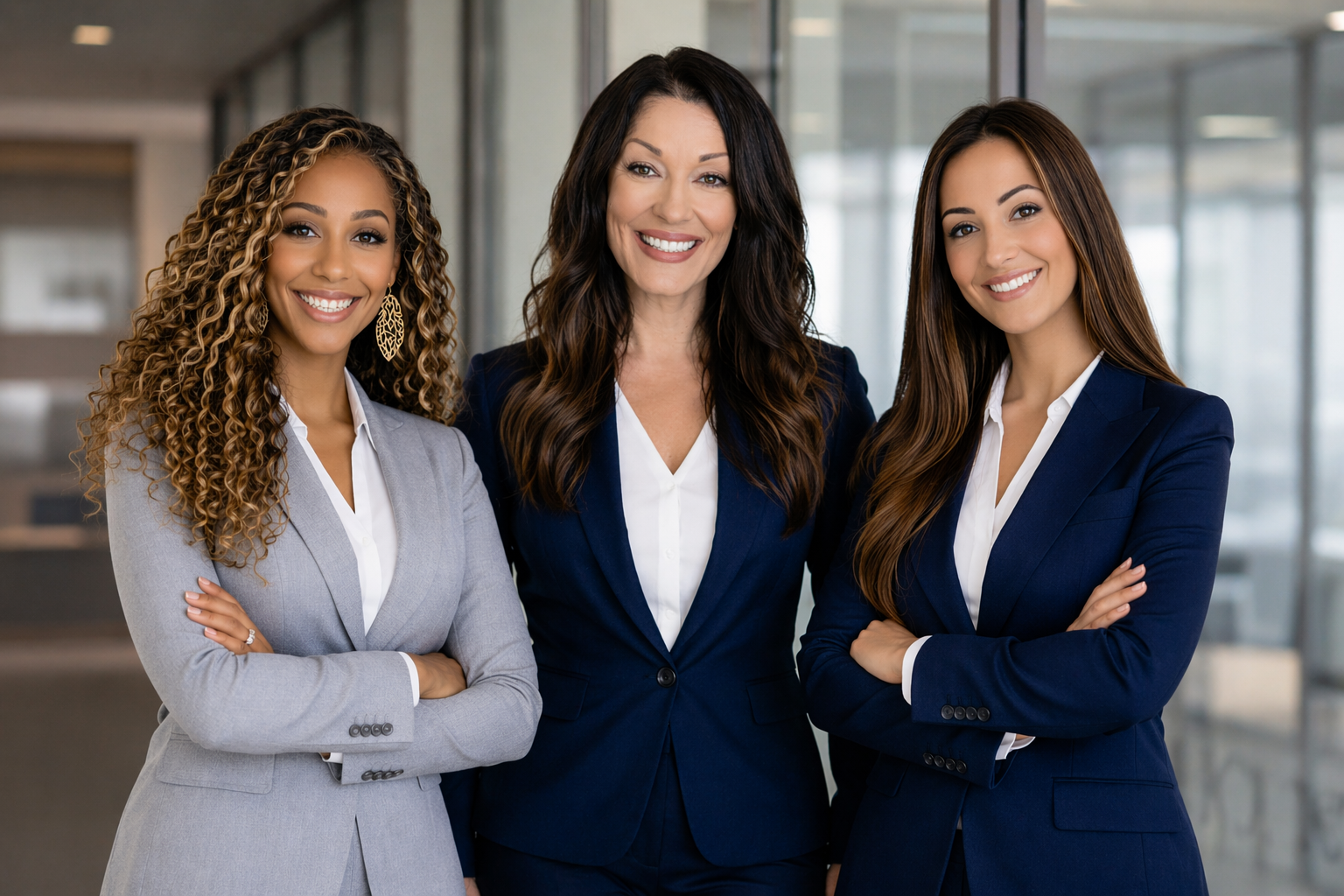 Mieko Perez, Margaret Collins, and Rosie Laloyan